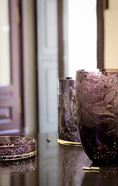 Purple glass
